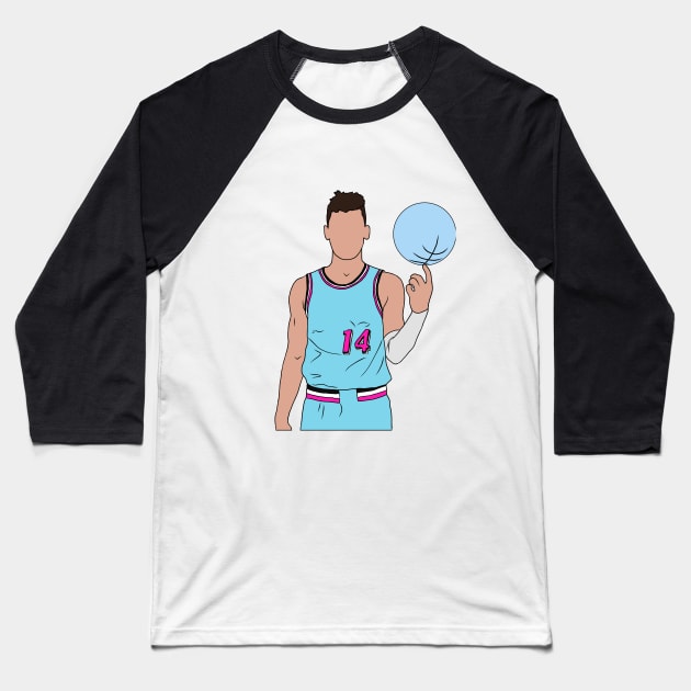 Tyler Herro Vice Baseball T-Shirt by rattraptees